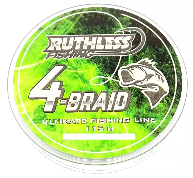 Ruthless 4-Braid Geflochtene Schnur 115m - Angelschnüre - 697175145915 - 1