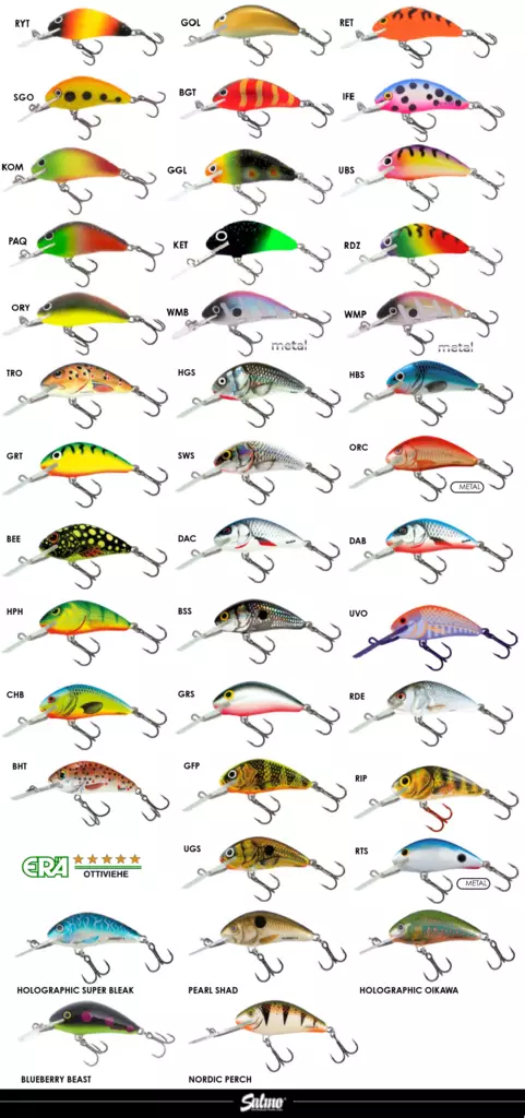 Salmo Hornet 4cm 3g, schwimmender Wobbler - Wobbler - 5903068190865 - 1