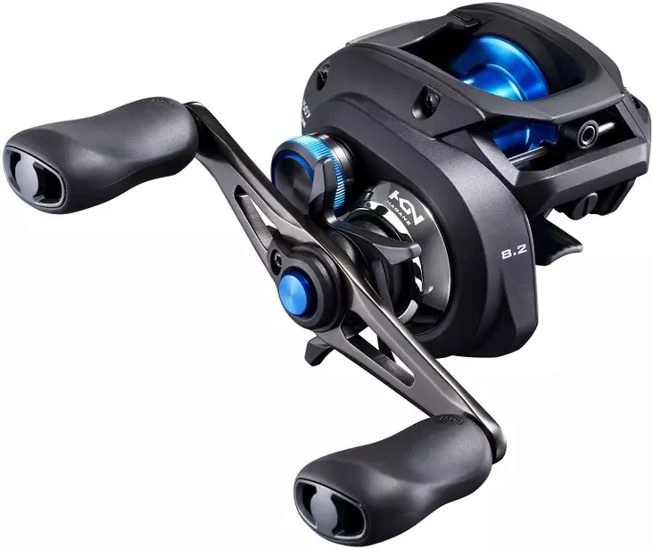 Shimano SLX DC 151HG, Multirollenangeln - Casting Multiplier Rollen - 022255225755 - 1