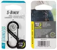 Nite Ize Edelstahl S-Biner Dualkarabiner - Zelte, Schlafmatten und Hängematten - 094664007376 - 1