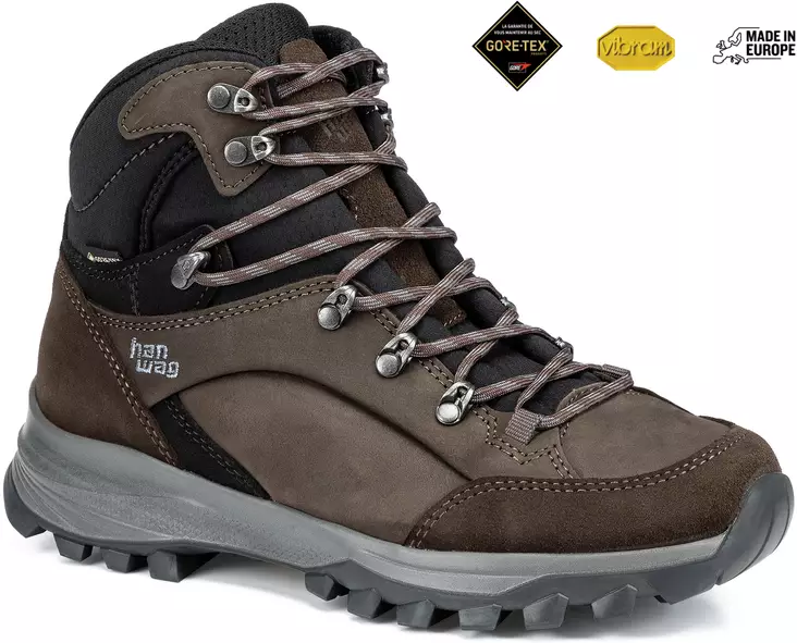 Hanwag Banks Lady GTX, Damen Mocca/Schwarz - Wanderschuhe - 4047761498276 - 1