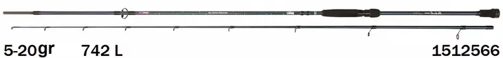 Abu Garcia Ike Signature 7'4" 5-20g, offen - Spinruten - 036282975446 - 1