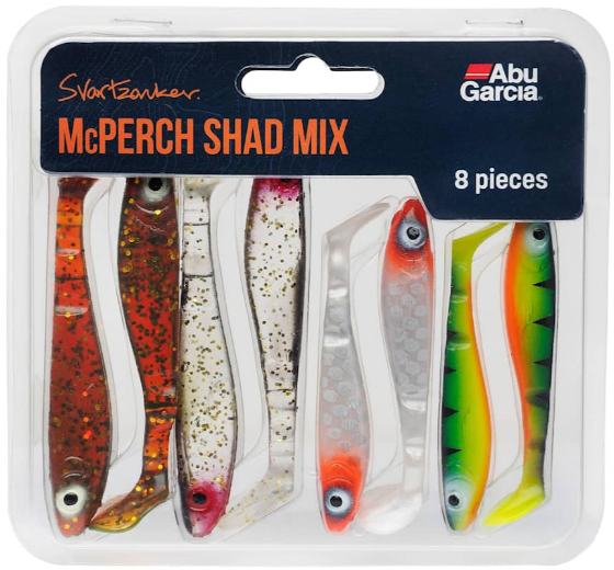 Abu Garcia Mcperch Shad Mix 8 Stück - Jigs und Shads - 036282090446 - 1