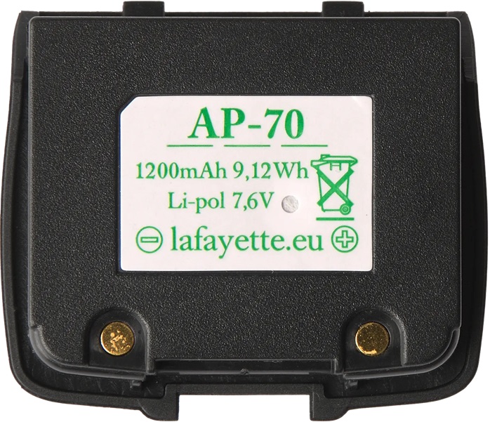 Lafayette Smart+ Akku Li-ion 7,6V, AP-70 - VHF- und Funkgeräte - 7332020044706 - 1
