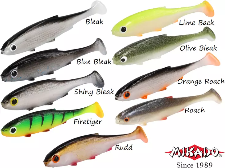 Mikado Real Fish Roach 10cm, Angelköder - Jigs und Shads - 5900637054046 - 1