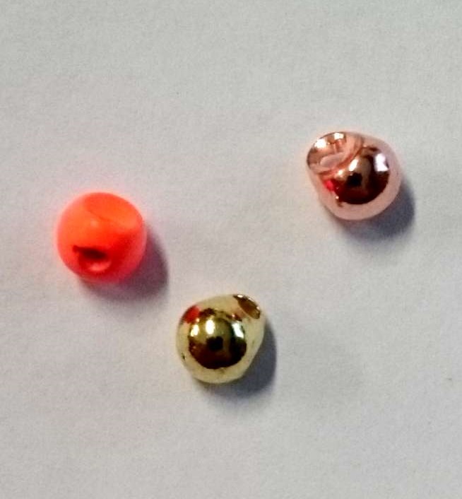 Offset Wolfram Kugelkopf 3,3mm, 10 Stück - Fliegenkopfgewichte, Rohre und Augen - 6430030454736 - 1