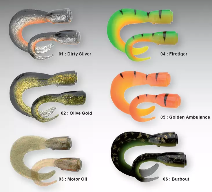 Savage 3D Harte Aale 17cm Wechselrute - Jigs und Shads - 5706301485526 - 1