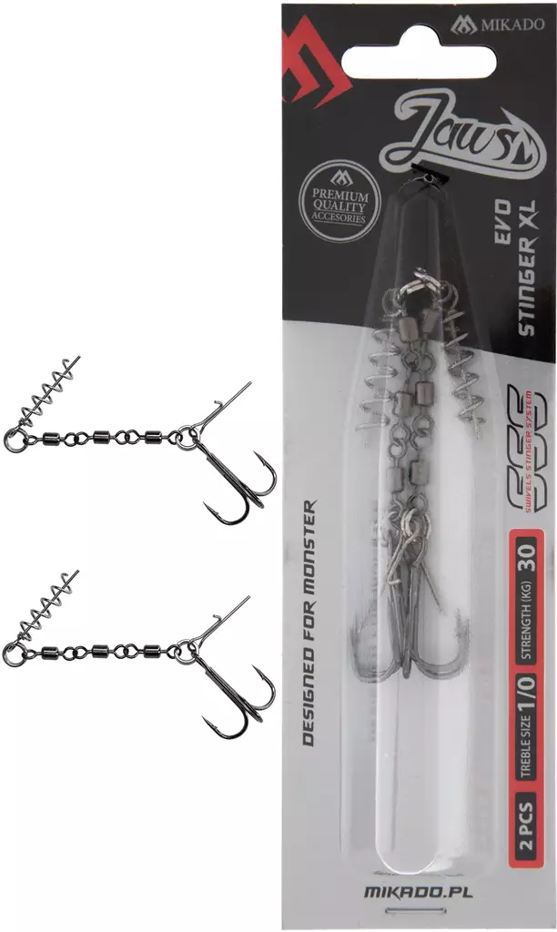 Stinger 25kg #1 Mikado, 2 Stück - Jig-Ausrüstungen - 5900637054726 - 1