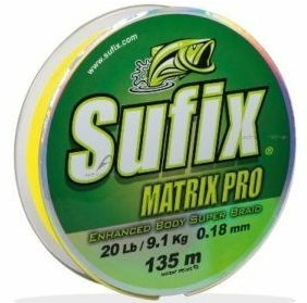 Sufix Matrix Pro 135m, Chartreuse - Angelschnüre - 024777711396 - 1