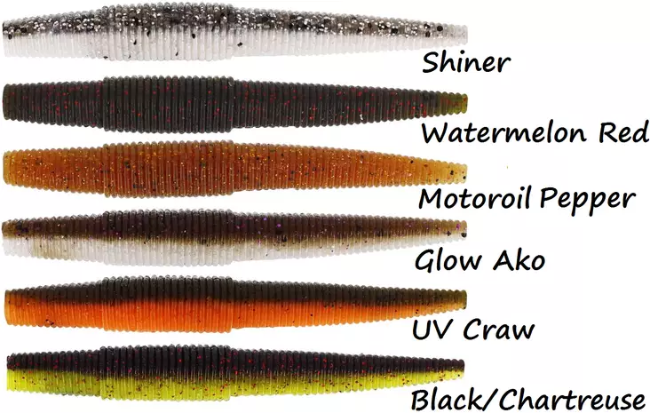 Westin Ned Wurm 7cm 3g, 7Stück - Jigs und Shads - 5707549477976 - 1