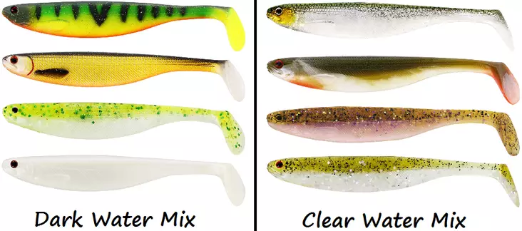 Westin ShadTeez Slim 7,5cm 3g, 4Stk Mix - Jigs und Shads - P022-1000-006 - 1