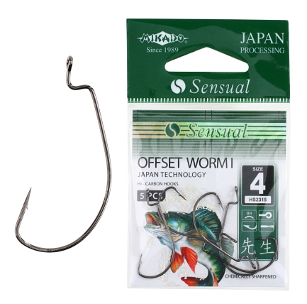 Jig-Haken, Mikado Sensual Offset Wurm I - Jig-Ausrüstungen - 5900637710677 - 1