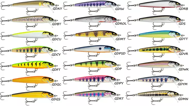 Rapala Schwimmer Elite 8,5cm 6,5g - Wobbler - 022677349687 - 1