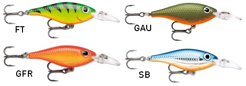 Rapala Ultra Light Shad 4cm 3g - Wobbler - 022677194127 - 1