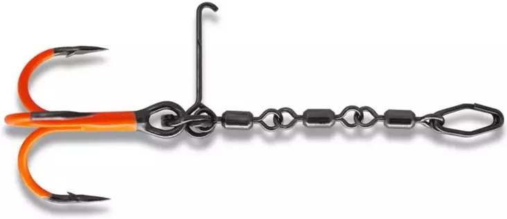 VMC Pike Chain UV Orange - Jigs und Shads - 342299307217 - 1