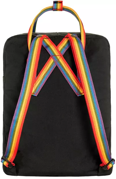 Fjällräven Kånken Regenbogen-Rucksack, Schwarz - Fjällräven Kånken - 7323450597948 - 2