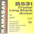 KAMASAN B531 Kristalllanger Haken Nickel - Angelgeräte und Zubehör - 0699900001578 - 2