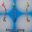 Farbhaken mit Kette, Ahola Fishing 14-7 - Balanspieße, stehende Spieße, Mormyschen - 4201470008 - 1