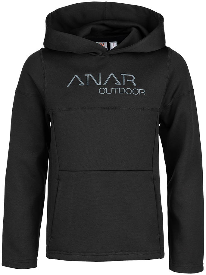 Anar Ropi Kinder Hoodie, schwarz - Anoraks und Unterwäsche - 6438014295588 - 1