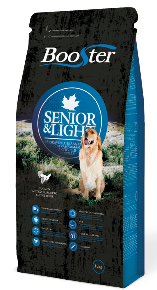 Booster Senior&Light Hundefutter 15kg - - 6430031878578 - 1