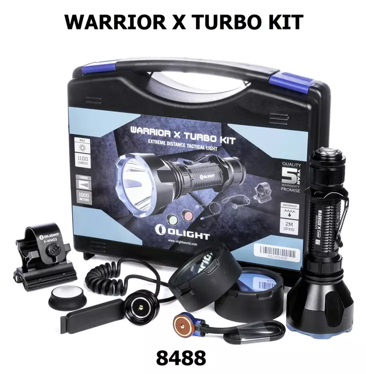 Olight Warrior X Turbo Kit 1100 Lumen - Handscheinwerfer - 6972378121608 - 1