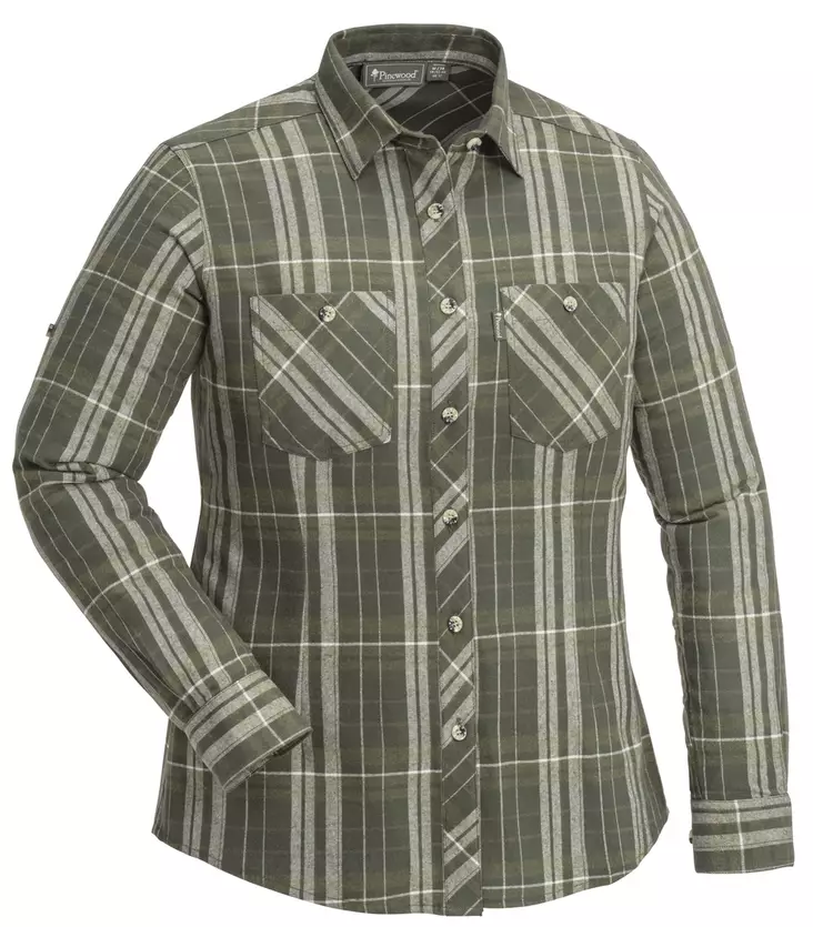 Pinewood Felicia, Damen Flanellhemd - Hemden, Handschuhe und Kopfbedeckungen - 733109033498 - 1