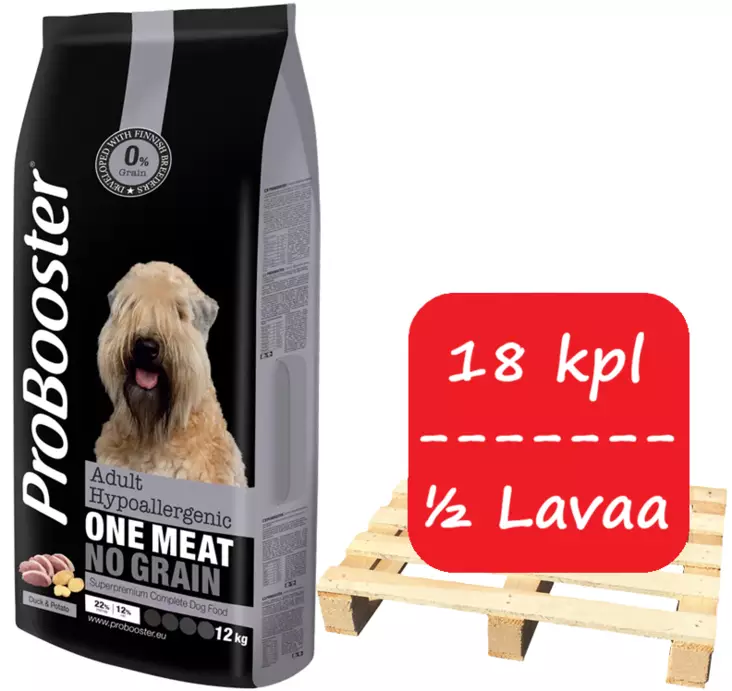 ProBooster Adult Hypoallergen 12kg 18x - - 98912x18 - 1