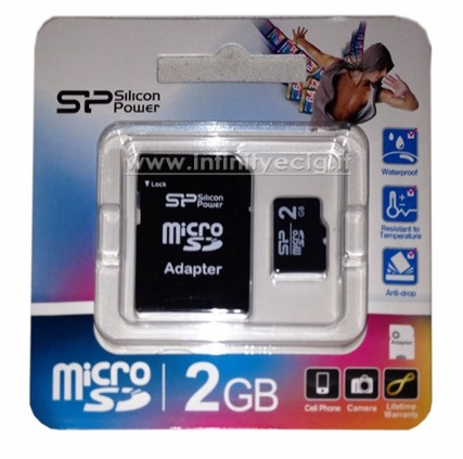 SiliconPower 2GB SD-Karte - Mobiltelefonzubehör - 4710700396148 - 1