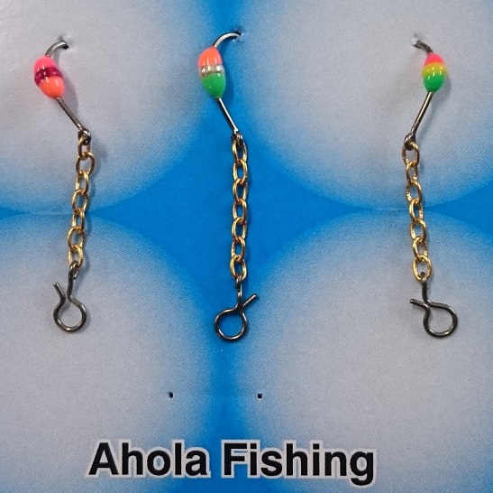 Farbhaken mit Kette, Ahola Fishing 14-7 - Balanspieße, stehende Spieße, Mormyschen - 4201470008 - 1