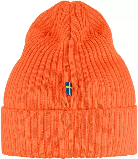 Fjällräven Rib Hat Beanie, Sicherheitsorange - Fjällräven Kopfbedeckungen - 7323451030499 - 2