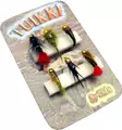 Fliegenruten Set, Goldene Kopf 03 Nymphe 6 Stück - Fertigfliegen - 6430010610779 - 1
