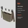 Vorn RH – Gewehrhalter, Waffe Halter - Aserept und Hüfttaschen - 7090033556189 - 2