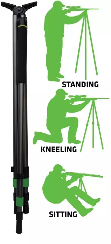 Primos Pole Cat V Tri Pod, Schießhilfe - Ausrüstung für Schützen - 010135654849 - 1