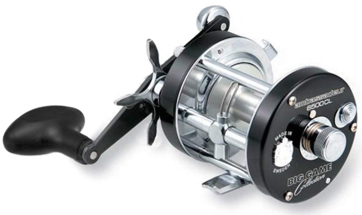 Abu Garcia AMB 6500 CL GROßWILD SCHWARZ - Casting Multiplier Rollen - 036282018259 - 1