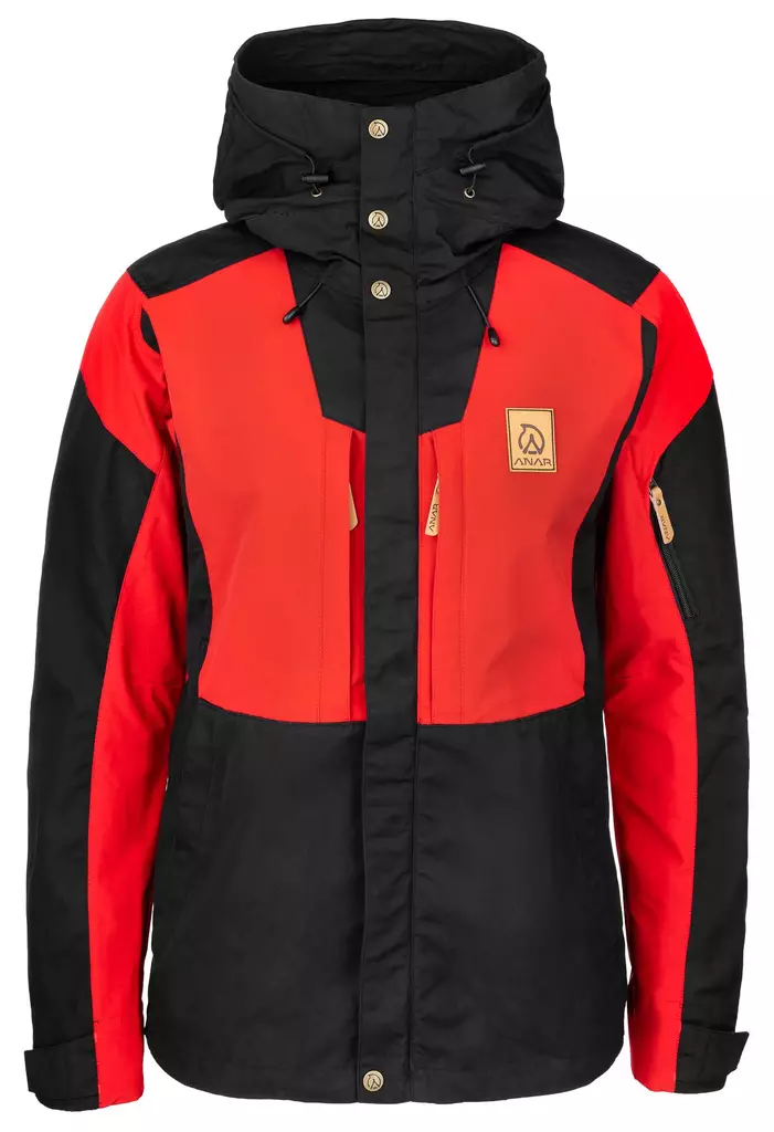 Anar Muorra, Outdoorjacke Rot-Schwarz - Anar Outdoor-Jacken und -Kleidung - 643801421429 - 1