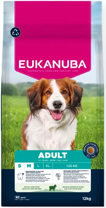 Eukanuba Small/Medium Lamm & Reis 12 kg - - 8710255201979 - 1