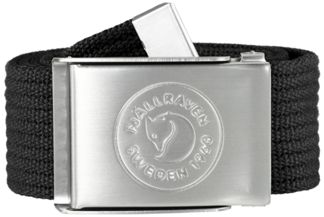 Fjällräven 1960 Logo Gürtel, Schwarz - Fjällräven Zubehör - 7323450849719 - 1