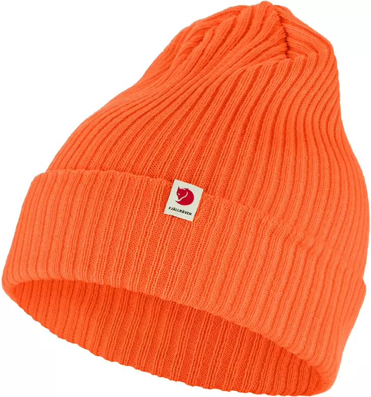 Fjällräven Rib Hat Beanie, Sicherheitsorange - Fjällräven Kopfbedeckungen - 7323451030499 - 1