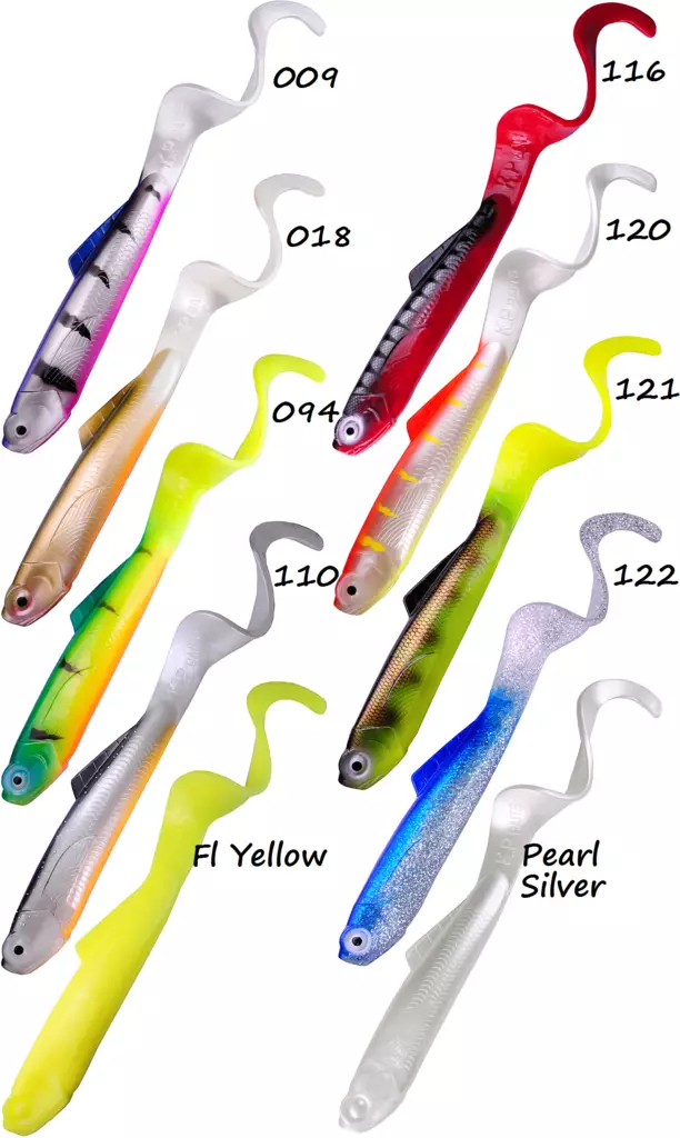 K.P Hybrid Wurm 9" Raubfischjig - Jigs und Shads - 1-KPHW9 - 1