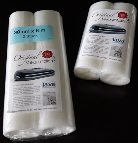 LA-VA Vakuumrolle 30x600cm 2 Rollen - Vakuumgeräte und Beutel - 4251309900249 - 1