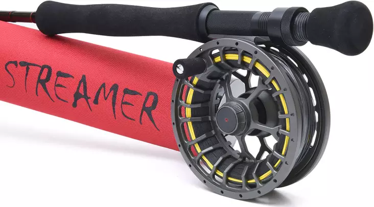 Fliegenrute, Vision Streamer 9'3" 7# 4-teilig - Fliegenfischerruten und Sets - 6417512845359 - 1