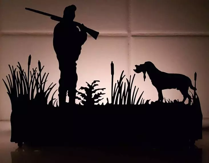 Lampehalterung, Labrador Retriever und Mann - Geschenke - 06999000010039 - 1