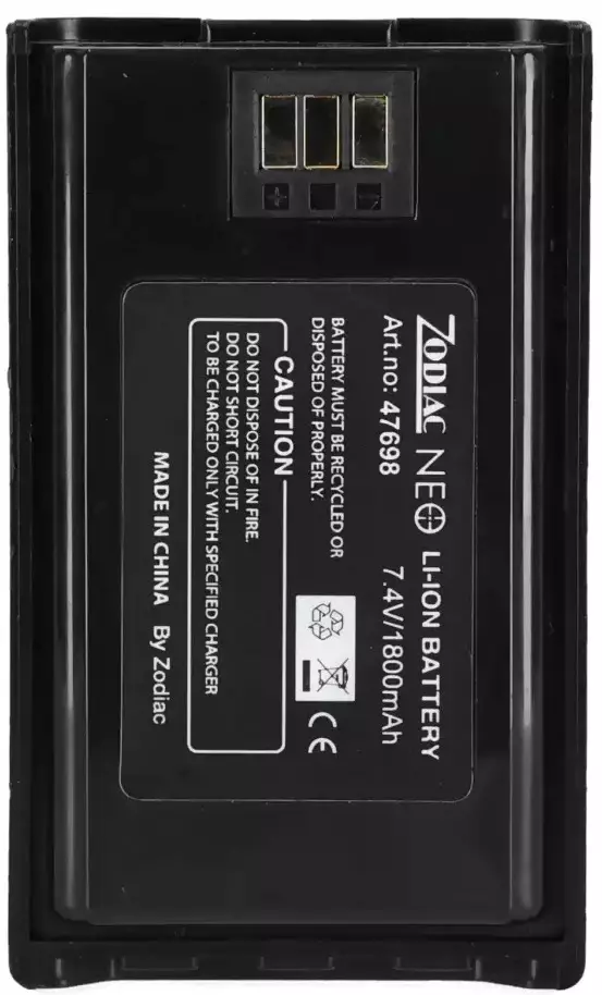 Zodiac Akku NEO schwarz 1800mAh - - 7036094769809 - 1