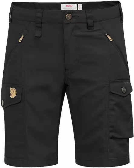 Fjällräven Nikka Shorts Curved W, Schwarz - Fjällräven Hosen - 89731B - 1