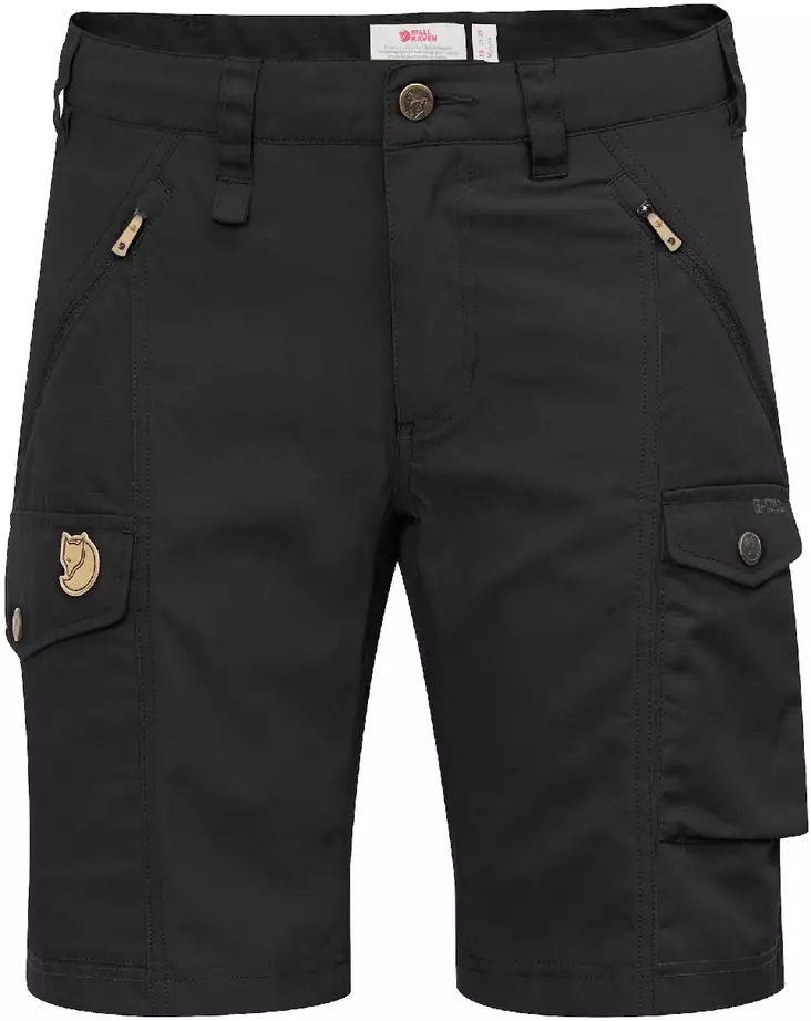 Fjällräven Nikka Shorts Curved W, Schwarz - Fjällräven Hosen - 89731B - 1