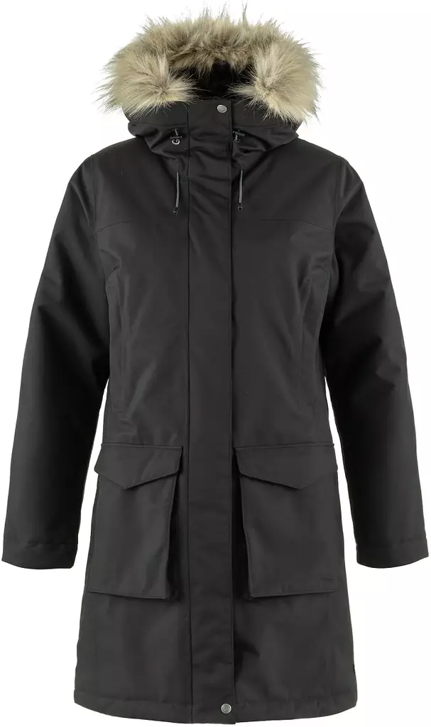 Fjällräven Nuuk Lite Parka W, Schwarz - Fjällräven Winterjacken - 87161B - 1