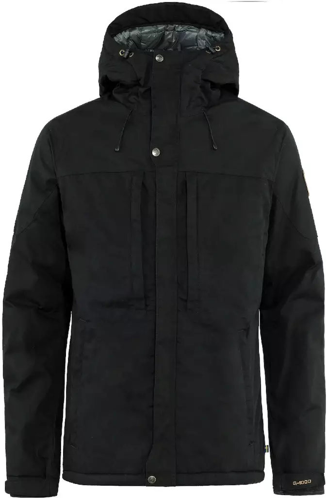 Fjällräven Skogsö Wattierte Jacke M Schwarz - Fjällräven Winterjacken - 82279B - 1