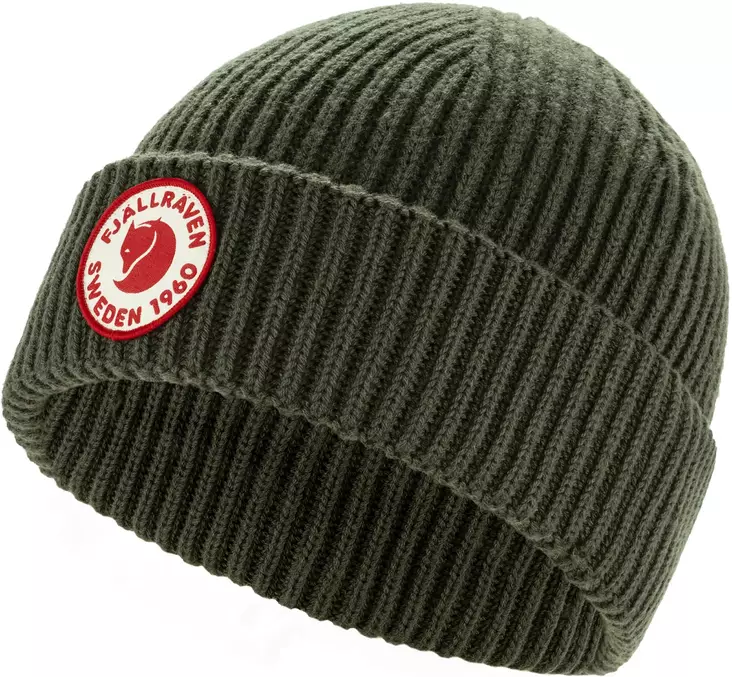Fjällräven 1960 Lite Logo Mütze, Tiefwald - Fjällräven Kopfbedeckungen - F13100234DF - 1