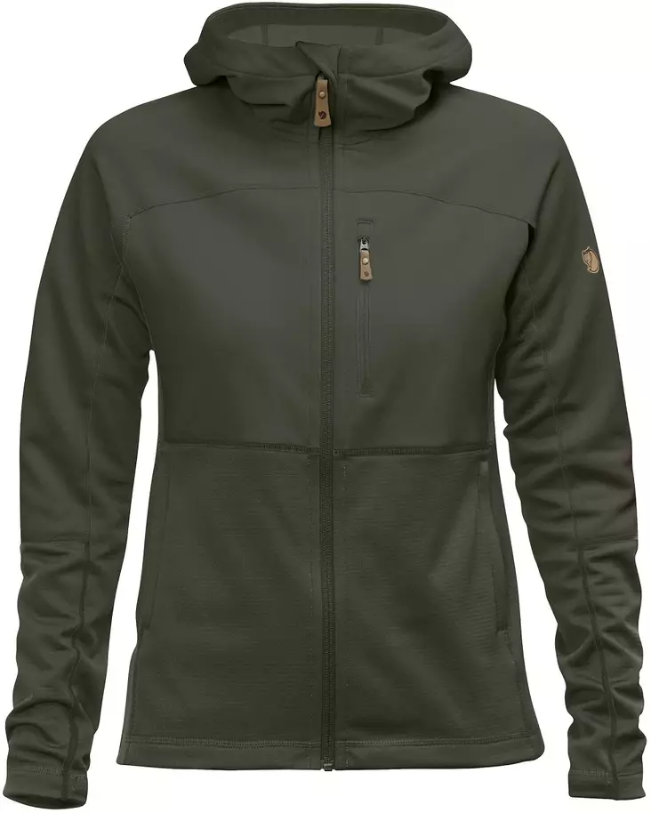 Fjällräven Abisko Trail Fleece W, Wald - Fjällräven Jacken - 89589DF - 1