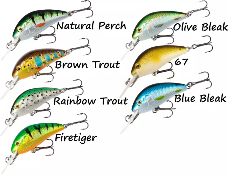 Mikado Cavalier 4cm 3,6g - Wobbler - PWF-CA-4F - 1